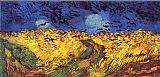 Crows over wheat field by Vincent van Gogh